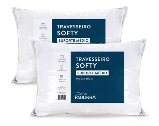 Saindo por R$ 47: 2 Travesseiros Inteligente Fibras Importada E Antialérgica | Pelando