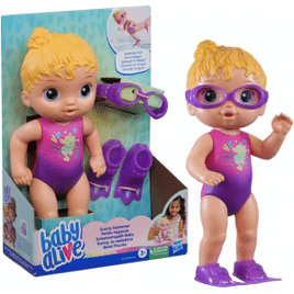 Brinquedo Boneca Baby Alive Sunny Swimmer