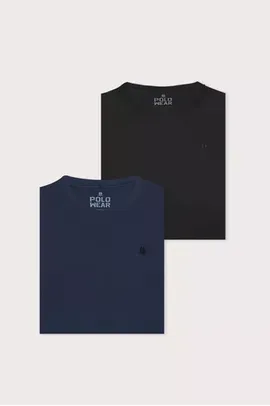 Kit 2 Camisetas Masculinas Básicas Polo Wear