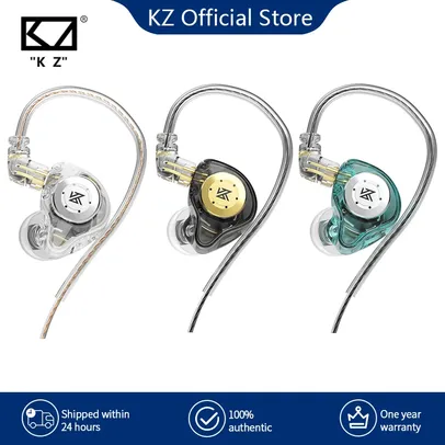 Kz Edx Pro Fones De Ouvido Baixo Fones De Ouvido No Monitor Do Esporte Com Cancelamento De Ruído Alta Fidelidade