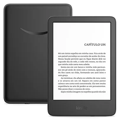 Kindle 11ª Geração (lançamento 2022) – Mais leve, com resolução de 300 ppi e o dobro de armazenamento - Cor Preta