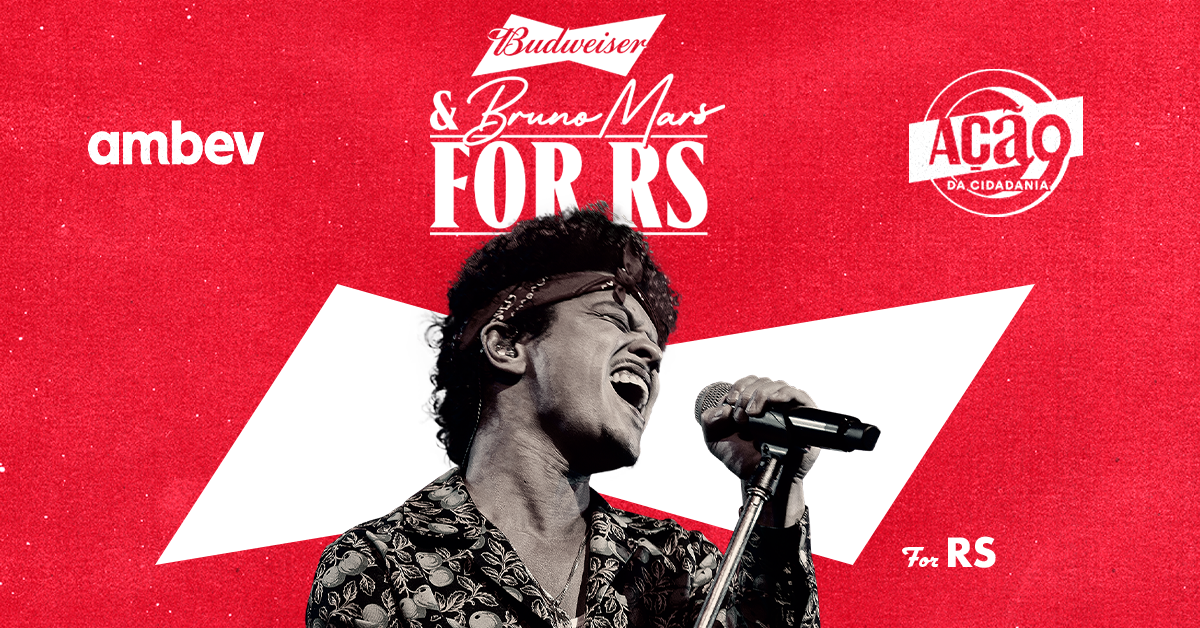 Sorteio Show Budweiser & Bruno Mars | Rio Grande do Sul