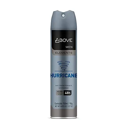 [Leve + Por - R$5,94] Desodorante Aerosol Above 150Ml Masculino Elements Hurricane, Above