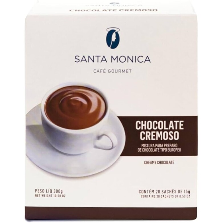 Café Santa Monica Chocolate Europeu Monodose - 20 Unidades
