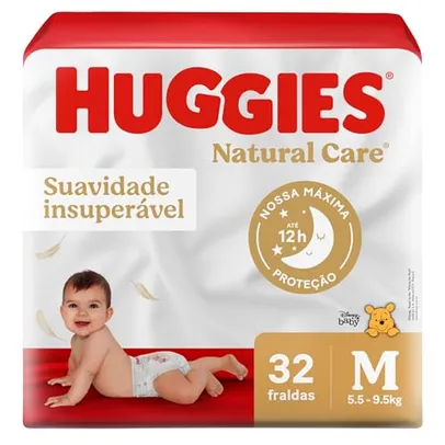HUGGIES Fralda Huggies Natural Care M 32 Unidades