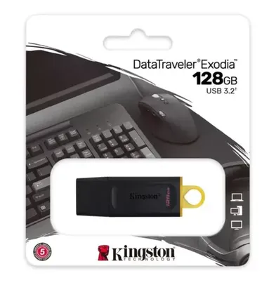 Pendrive Kingston Exodia, 128GB, USB 3.2 - DTX/128GB