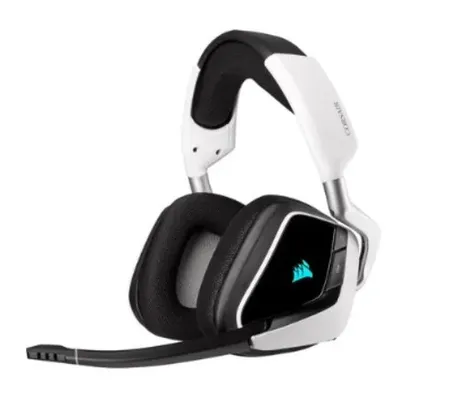 Saindo por R$ 599,99: Headset Gamer Corsair Void Elite Wireless, RGB, 7.1 Surround, Drivers 50mm, Branco - CA-9011202-NA | Pelando
