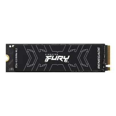 SSD 1 TB Kingston Fury Renegade, M.2 2280 PCIe, NVMe, Leitura: 7300MB/s e Gravação: 6000MB/s, Preto - SFYRS/1000G (PRIME)