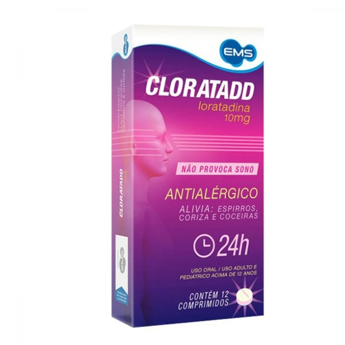 Cloratadd 10mg 12 Comprimidos