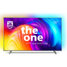 Smart TV Philips THE ONE 75" 4K 120 Hz Android Ambilight P5 Dolby Vision/Atmos Play-Fi Game Bar - 75PUG8807/78