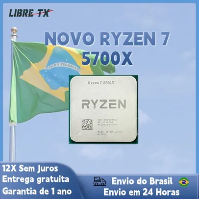 Processador Ryzen 7 5700X CPU para Jogos Soquete AM4, Estoque no Brasil - AliExpress 502