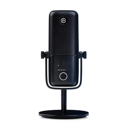 Microfone Condensador Elgato Wave 3 Podcast, USB, Solução de Mixagem Digital, Anticliping, Preto - 10MAB9901