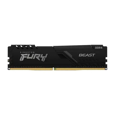 Memória RAM Kingston Fury Beast, 16GB, 3200MHz, DDR4, CL16, Preto - KF432C16BB1/16