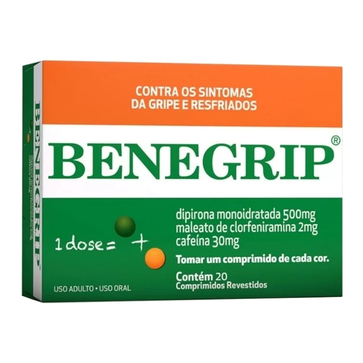 Benegrip 20 Comprimidos Revestidos