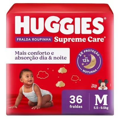 Huggies Fralda Roupinha Supreme Care M 36 Un