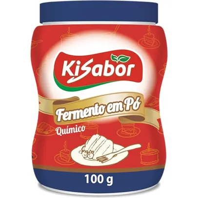 (PRIME) Fermento Em Pó Químico Kisabor 100 Gramas