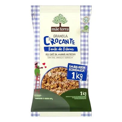 (REC) Mãe Terra Granola Crocante Baunilha E Coco Pacote 1Kg