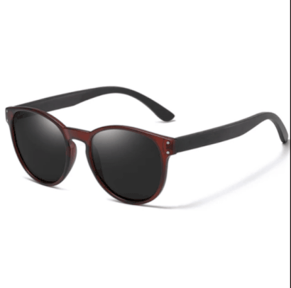 [TaxaInclusa/ Moedas R$11,36] GM Polarizado Óculos de Sol s5091 Marca de Madeira Óculos De Sol Moldura Redonda Clássico