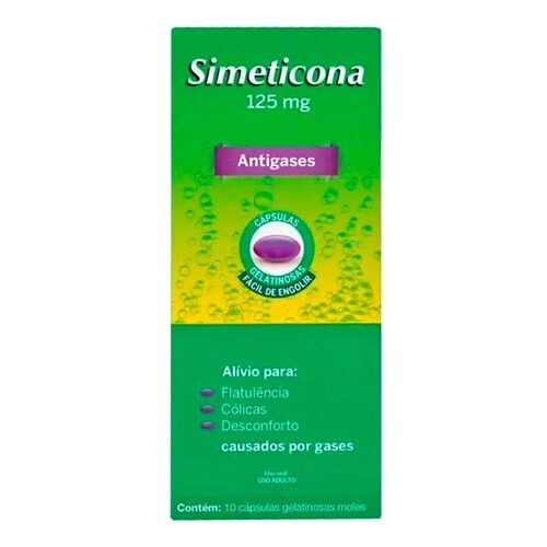 Simeticona 125mg Cimed - 10 Cápsulas