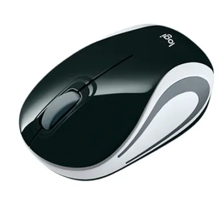 Mouse Sem Fio Mini Logitech M187 1000DPI Preto - 910-005459