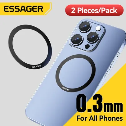 [Taxa inclusa] Conjunto de anéis Magnéticos Essager para Smartphone - Magsafe