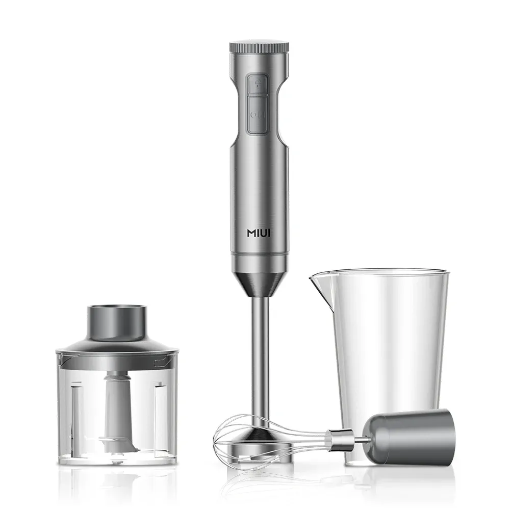 (Moedas R$ 90,82/APP/Taxa Inclusa) Mixer de alimentos 4 em 1 Xiaomi MIUI Aço Inox 1000w 220V