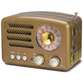 Rádio Am Fm Sw Portátil Recarregável Prunus J-160