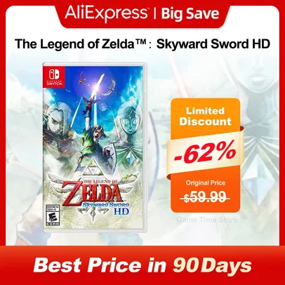 Saindo por R$ 169: The Legend of Zelda Skyward Sword HD | Pelando
