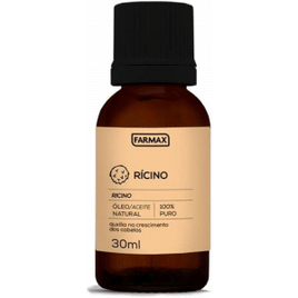 Óleo Capilar De Rícino Farmax Transparente 30ml