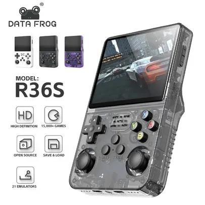 [TX Incl / Moedas R$152] Video game portatil R36S. Emulador de consoles 64Gb