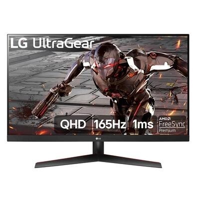 Monitor Gamer LG UltraGear 32" 165Hz QHD 1ms DisplayPort e HDMI 95% sRGB FreeSync Premium HDR 10 VESA Preto - 32GN600-B