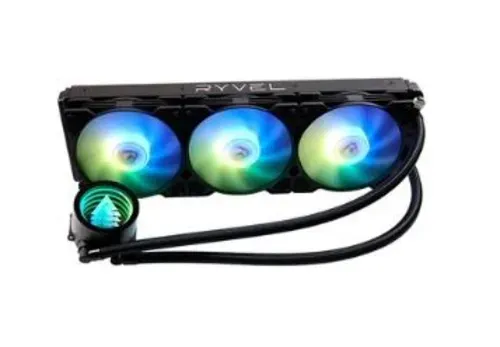 Water Cooler Ryvel Hidra, ARGB, 360mm, AMD/Intel, Preto - RY-WC-HDR-BL