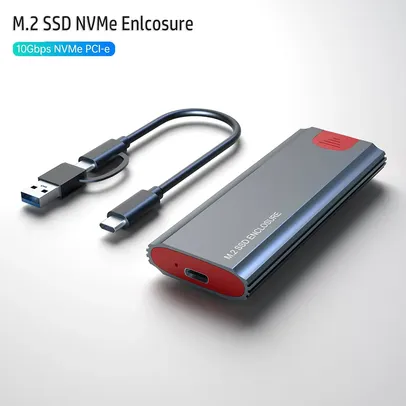 Case SSD M2 Nvme em Alumínio