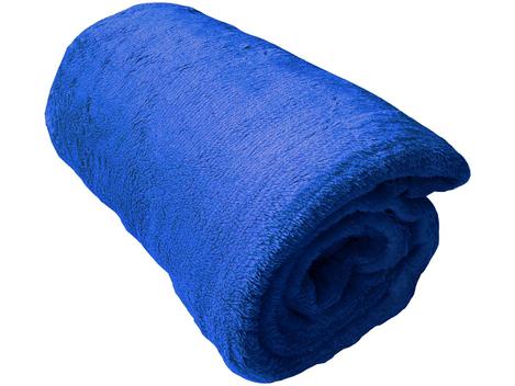 Manta Casal de Poliéster Jolitex Dyuri Mix Azul Cobalto