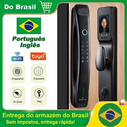 [Do Brasil ] Fechadura Smart Com Câmera de Segurança