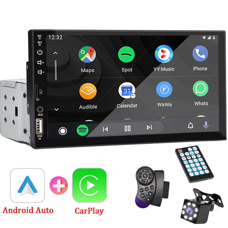 Central Multimidia Android Carplay Tela TouchScreen 7" HD