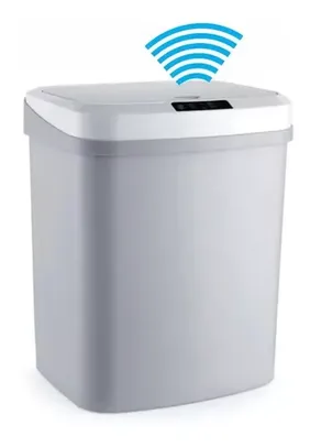 Saindo por R$ 78: Lixeira Sensor Automática Banheiro Cozinha Lixo Inteligente Cor Cinza | Pelando