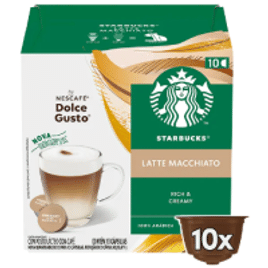 Cápsulas Café Starbucks Latte Macchiato - 10 Unidades