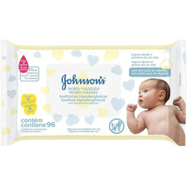 Johnson's Baby Lenços Umedecidos Baby Recém Nascido 96 Unidades