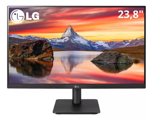 Monitor LG Widescreen Full HD 24MP400-23.8', Preto