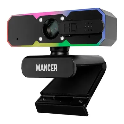 Saindo por R$ 269,99: Webcam Mancer Koldun, 1080p, USB, RGB, MCR-KLDN-RGB | Pelando