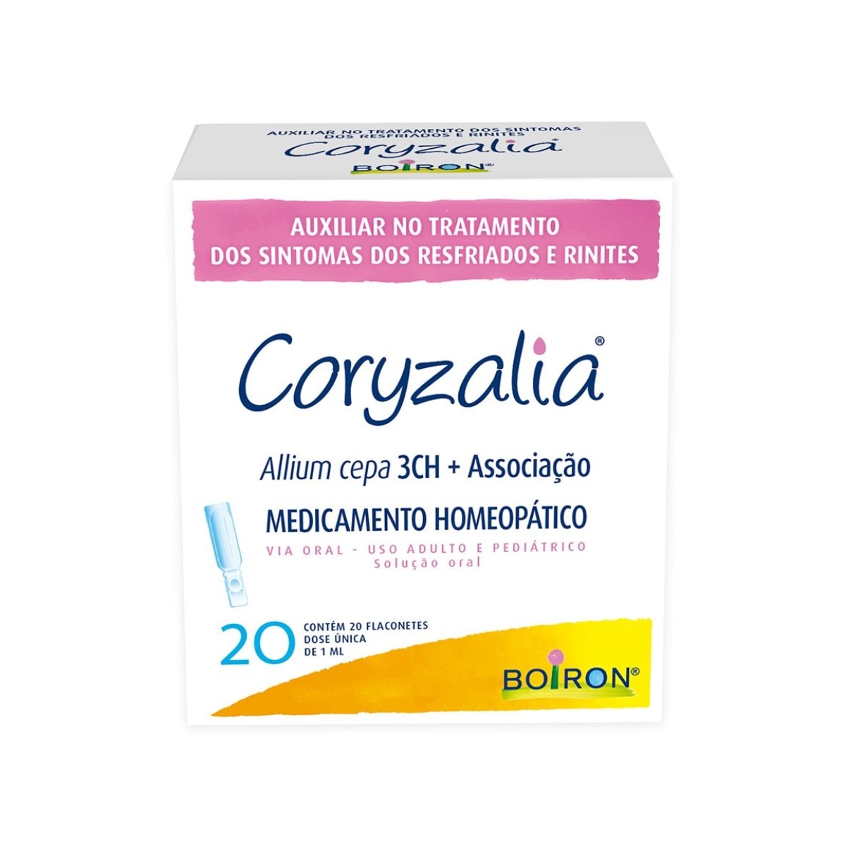 Coryzalia Solucao Oral 20 Flaconetes de 1ml