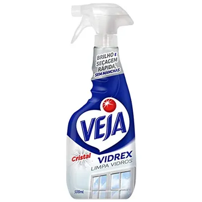 Veja Limpa Vidros Spray Vidrex Cristal 500Ml