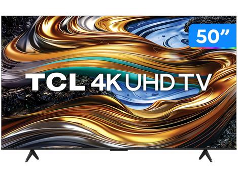 Smart TV 50" 4K UHD LED TCL Wi-Fi Bluetooth 3 HDMI 1 USB - 50P755