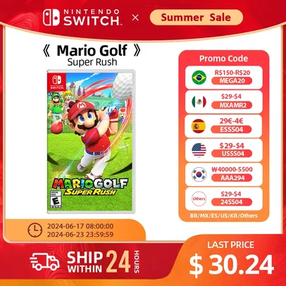 Mario Golf Nintendo Switch Mídia Física