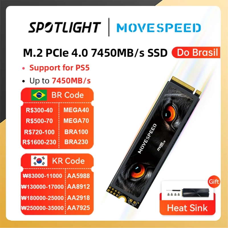 SSD Movespeed 512GB M.2 Nvme