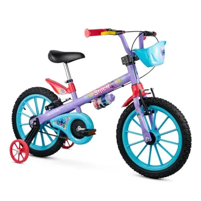 Nathor Bicicleta Infantil Aro 16 Disney Stitch