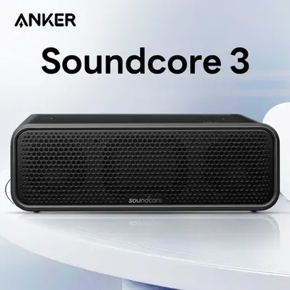 [Moedas R$169] Caixa de Som sem fio Anker Soundcore 3 16W - Resistente à água, 24h bateria, Bluetooth
