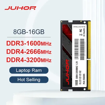 Saindo por R$ 134,02: Memoria Ram Juhor DDR4L 16Gb (2*8Gb) 2666mhz | Pelando