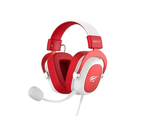 Headphone Fone de Ouvido Havit HV-H2002d Red, Gamer, com Microfone
